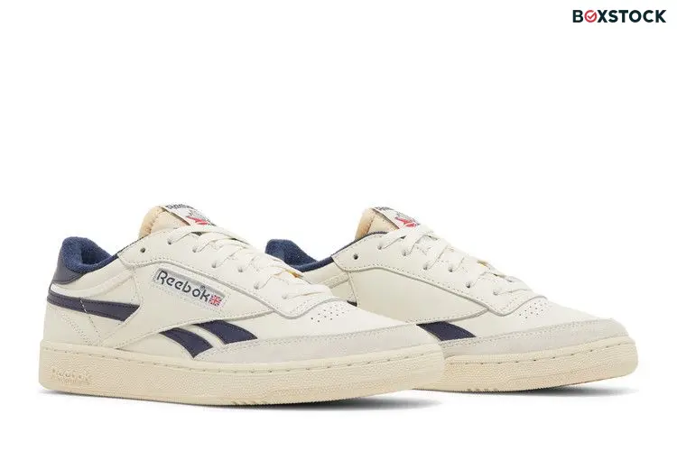 Reebok Club C Revenge Vintage Chalk Alabaster Vector Navy