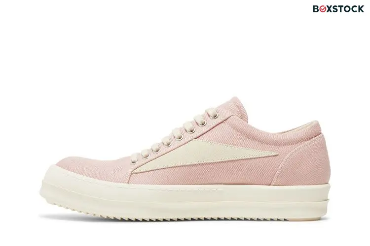 Rick Owens DRKSHDW EDFU Vintage Sneakers Faded Pnk Pearl Milk