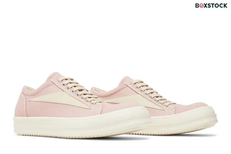 Rick Owens DRKSHDW EDFU Vintage Sneakers Faded Pnk Pearl Milk