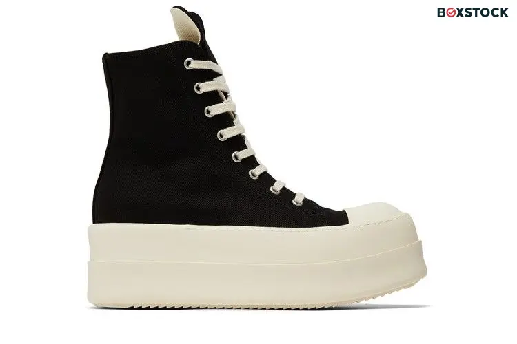 Rick Owens DRKSHDW Mega Bumper Sneaks Black White (Women's)