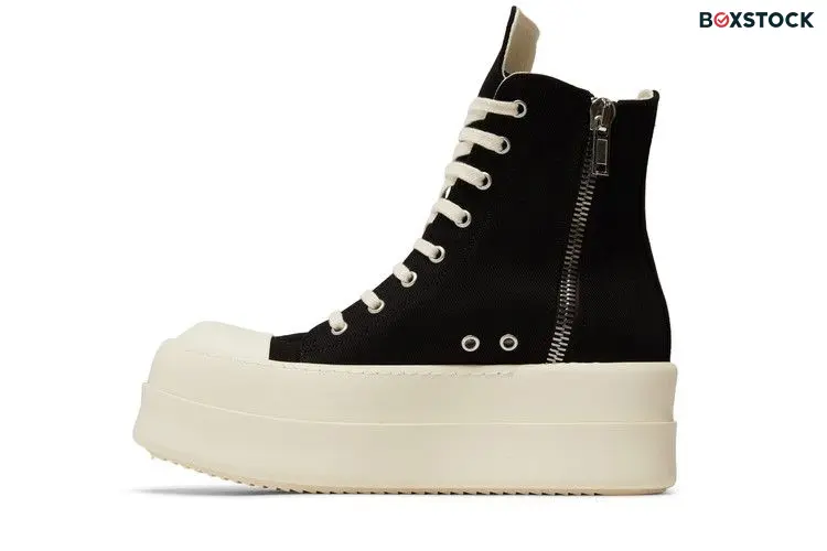 Rick Owens DRKSHDW Mega Bumper Sneaks Black White (Women's)