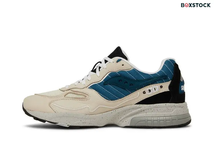 Saucony 3D Grid Hurricane Cream Blue