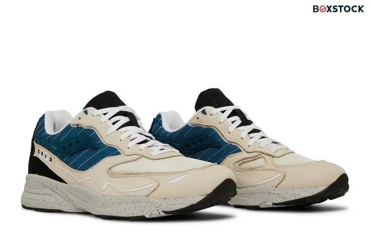 Saucony 3D Grid Hurricane Cream Blue