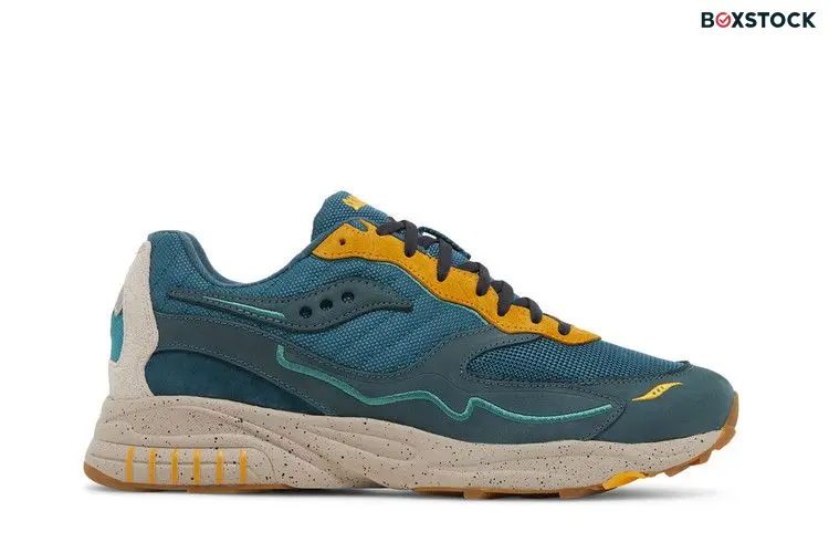 Saucony 3D Grid Hurricane Premium Green Orange