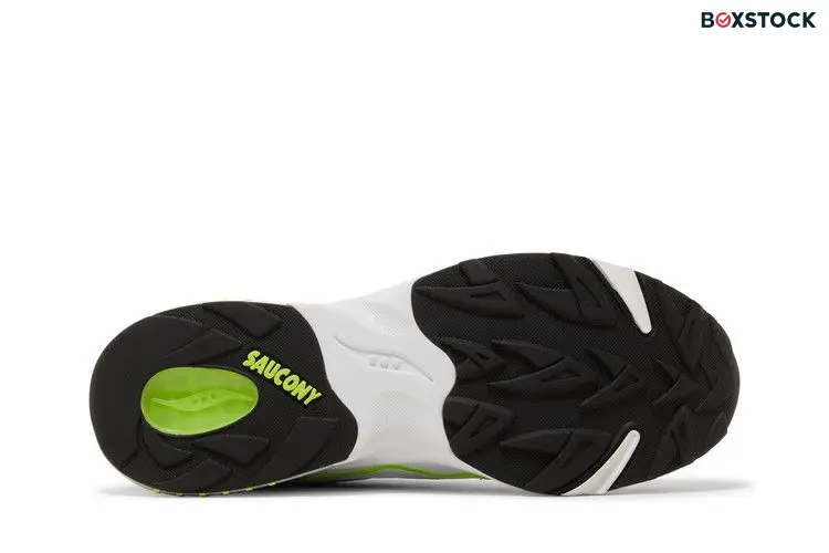 Saucony 3D Grid Hurricane White Green Lime