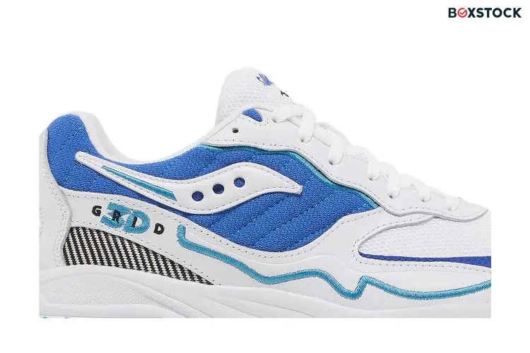 Saucony 3D Grid Hurricane White Royal