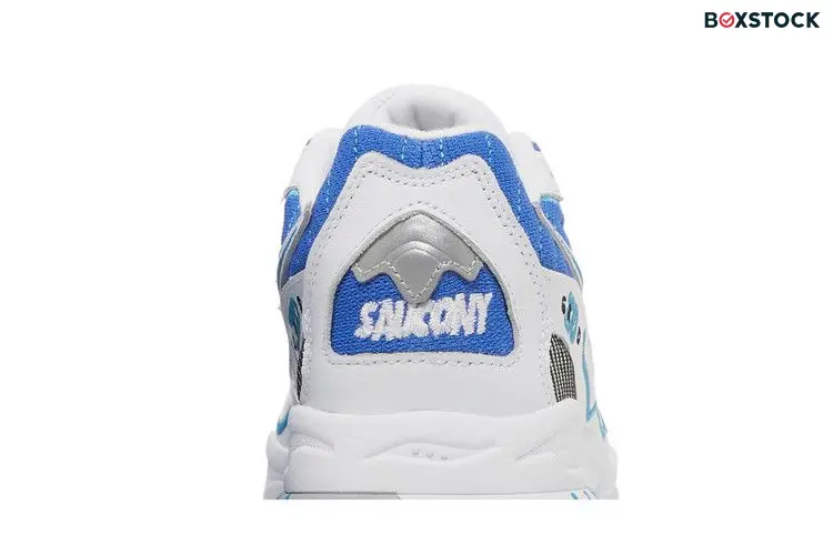 Saucony 3D Grid Hurricane White Royal