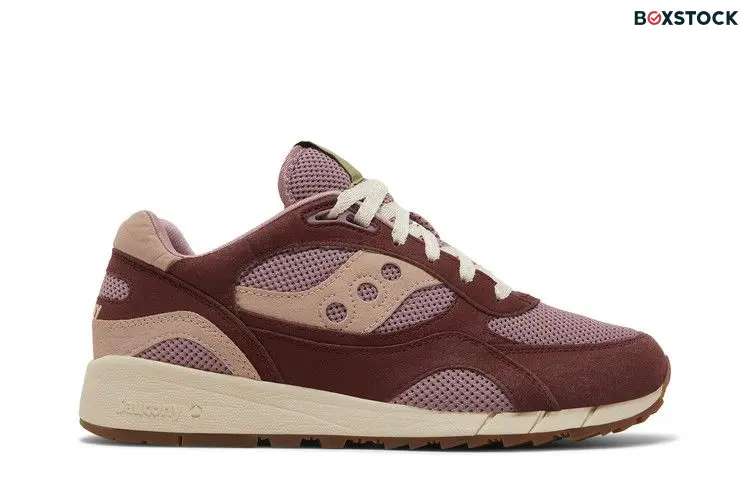 Saucony Shadow 6000 Mushroom Burgundy