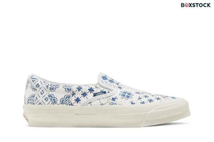 Vans OG Classic Slip-On LX Kith for Vault Azulejo Tile