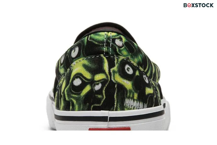 Vans Slip-On Supreme Skull Pile (Green)