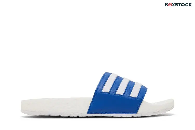 adidas Adilette Boost Slide White Royal