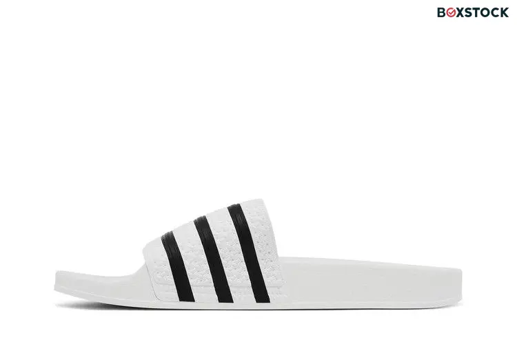 adidas Adilette White Core Black White