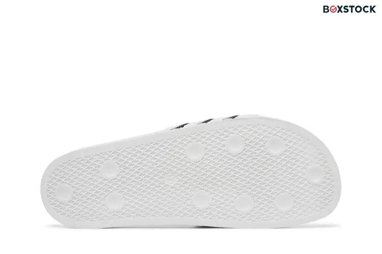 adidas Adilette White Core Black White