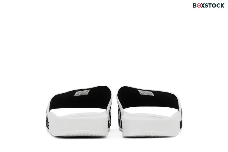 adidas Adilette White Core Black White