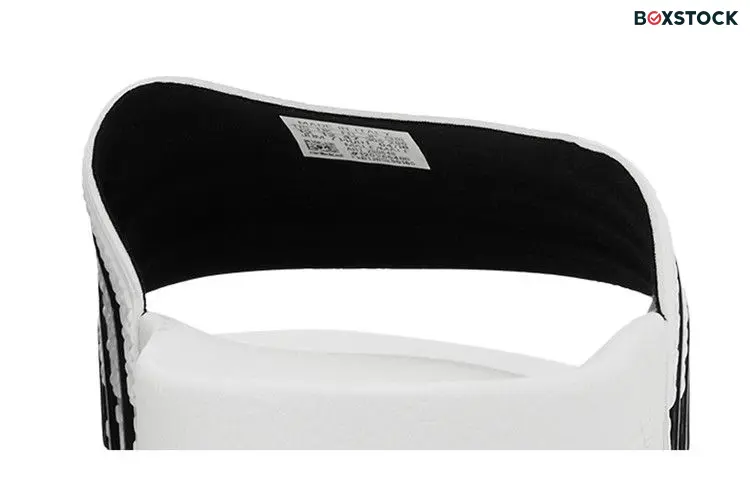 adidas Adilette White Core Black White