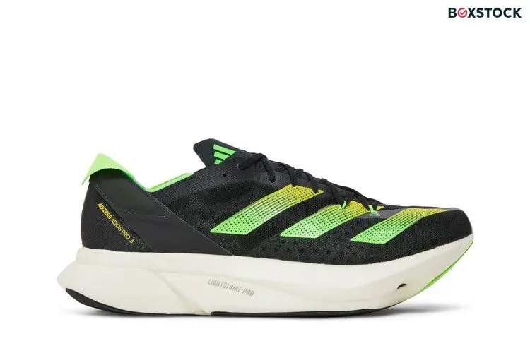 adidas Adios Pro 3 Black Beam Yellow Solar Green