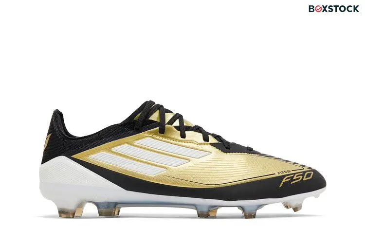 adidas F50 Pro FG Messi Gold Metallic Cloud White Core Black