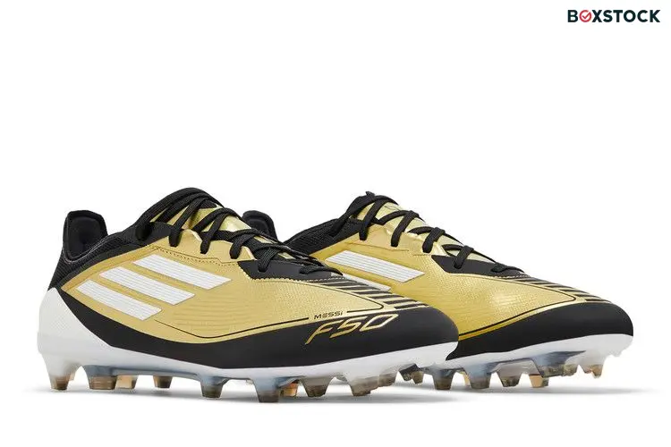 adidas F50 Pro FG Messi Gold Metallic Cloud White Core Black