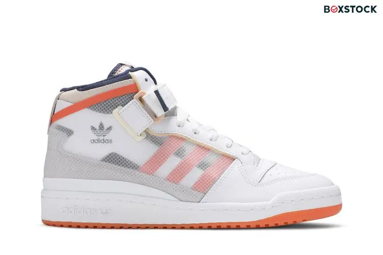 adidas Forum Mid TT White Acid Orange