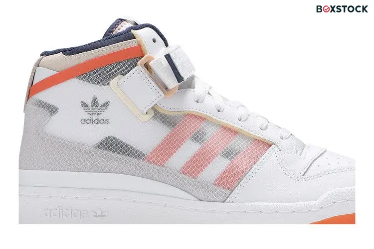 adidas Forum Mid TT White Acid Orange