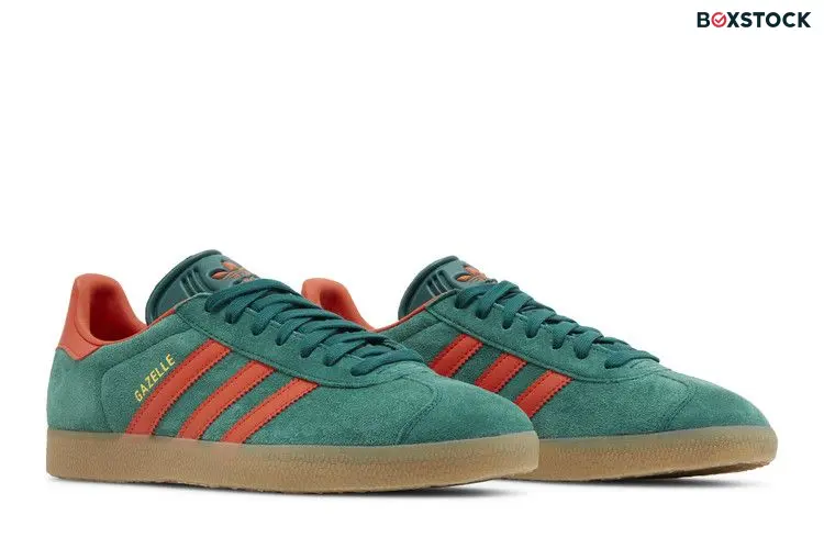 adidas Gazelle Collegiate Green Preloved Red