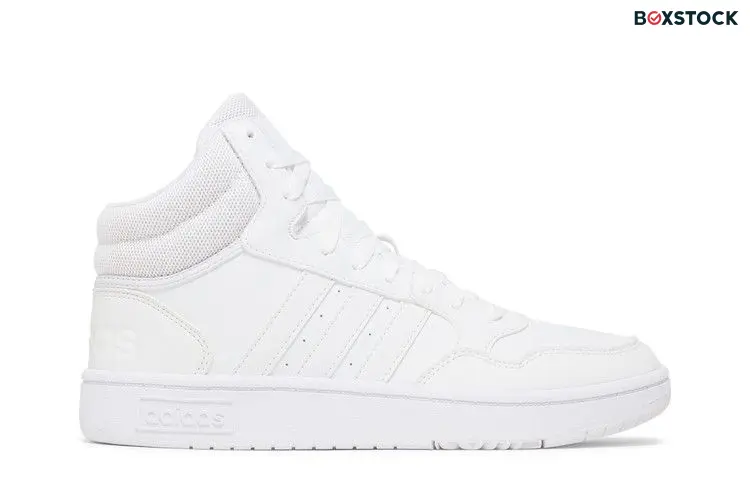 adidas Hoops 3.0 Mid Classic Cloud White Dash Grey (Women's)