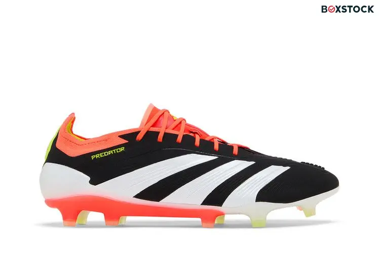 adidas Predator Elite FG Core Black Cloud White Solar Red
