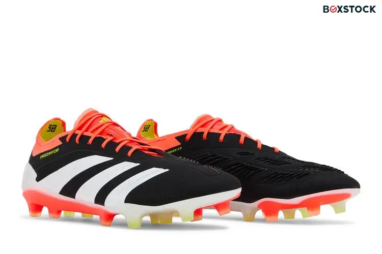 adidas Predator Elite FG Core Black Cloud White Solar Red