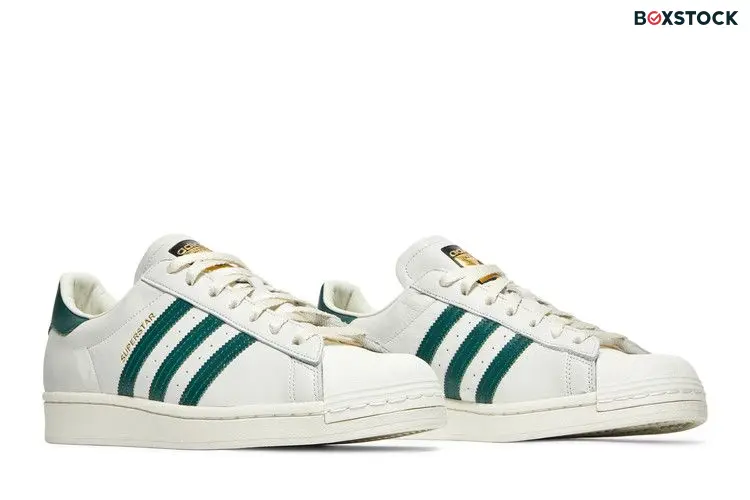 adidas Superstar Off White Collegiate Green